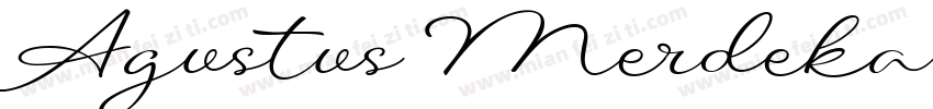Agustus Merdeka字体转换